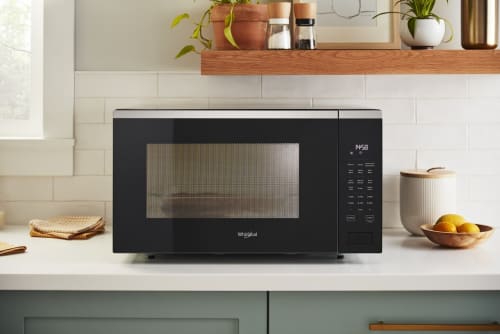 Whirlpool 2.2 cu. ft. Sensor Cooking Microwave - Fingerprint Resistant Stainless Steel-Washburn's Home Furnishings