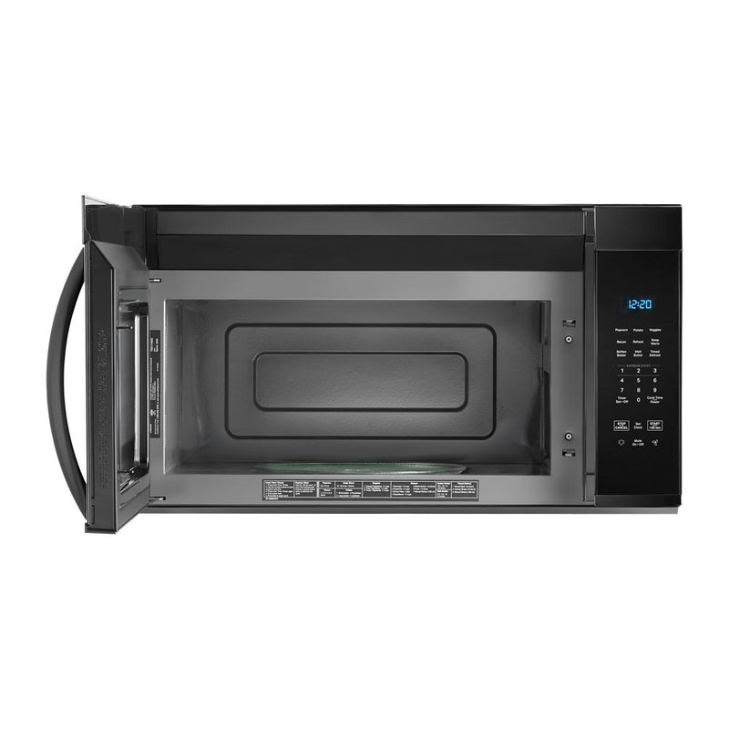 Whirlpool 30' W 1.7 cu. ft Over the range Microwave with 1000-Watts Cooking Power - Fingerprint Resistant Stainless Steel-Washburn's Home Furnishings