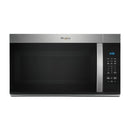 Whirlpool 30' W 1.7 cu. ft Over the range Microwave with 1000-Watts Cooking Power - Fingerprint Resistant Stainless Steel-Washburn's Home Furnishings