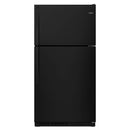 Whirlpool 33-inch Wide Top Freezer Refrigerator - 20 cu. ft. - Black-Washburn's Home Furnishings