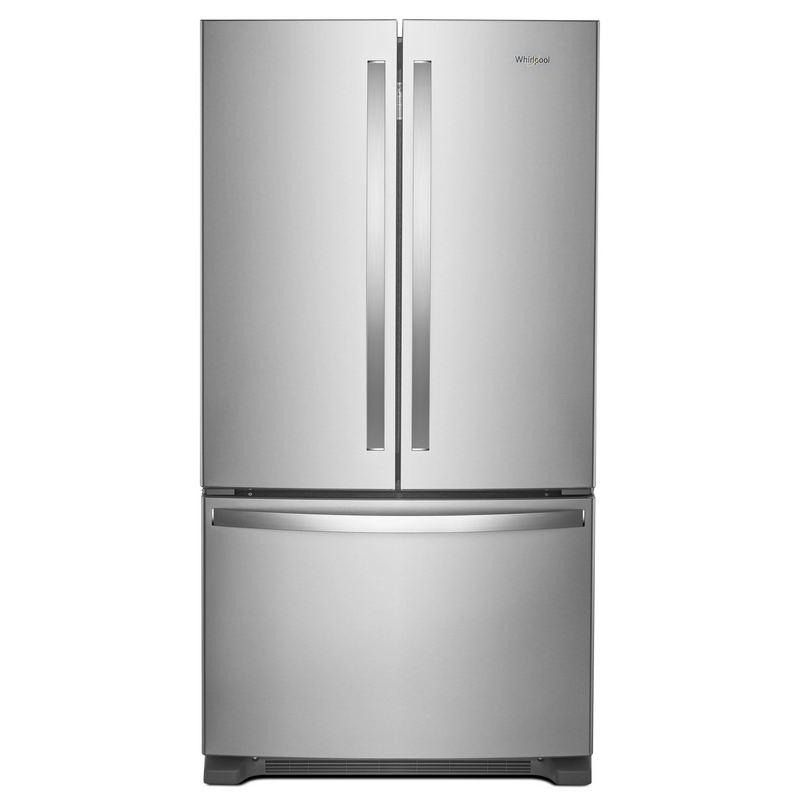 Whirlpool 36-inch Wide French Door Refrigerator with Water Dispenser - 25 cu. ft. - Fingerprint Resistant Stainless Steel-Washburn's Home Furnishings