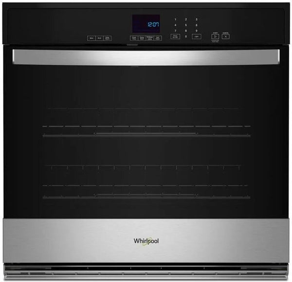 Whirlpool 5.0 Cu. Ft. Single Self-Cleaning Wall Oven - Stainless Steel-Washburn's Home Furnishings