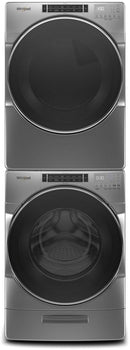 Whirlpool 5.0 cu. ft. Front Load Washer with Load & Go XL Dispenser - Chrome Shadow-Washburn's Home Furnishings