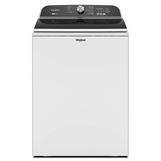 Whirlpool 5.3 Cu. Ft. Top Load Washer with Removable Agitator - White-Washburn's Home Furnishings