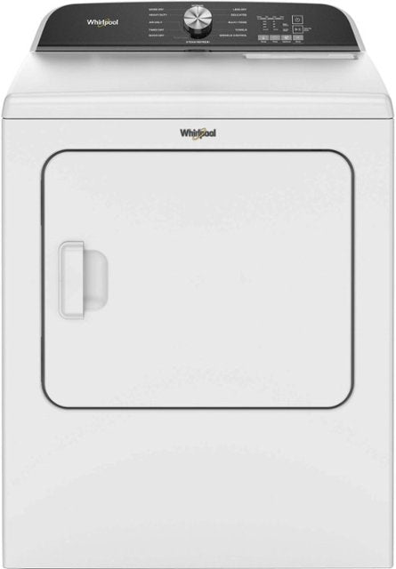 Whirlpool 7.0 Cu. Ft. Top Load Electric Dryer with Moisture Sensor - White-Washburn's Home Furnishings
