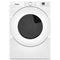 Whirlpool 7.4 cu ft Capacity Smart Electric Dryer in White-Washburn's Home Furnishings