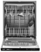 Whirlpool Quiet Dishwasher with 3rd Rack and Pocket Handle - Fingerprint Resistant Stainless Steel-Washburn's Home Furnishings