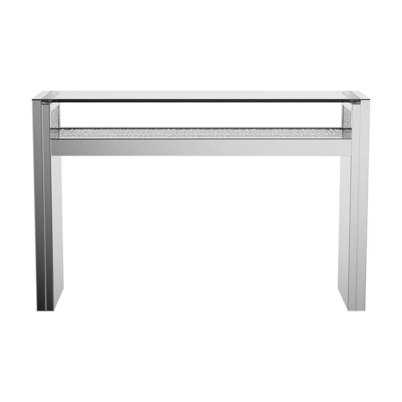 1-shelf Console Table - Pearl Silver-Washburn's Home Furnishings