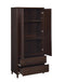 2-door Tall Accent Cabinet - Brown-Washburn's Home Furnishings