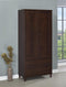 2-door Tall Accent Cabinet - Brown-Washburn's Home Furnishings