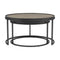 2-piece Round Nesting Tables - Brown-Washburn's Home Furnishings