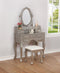 2-piece Vanity Set - Pearl Silver-Washburn's Home Furnishings