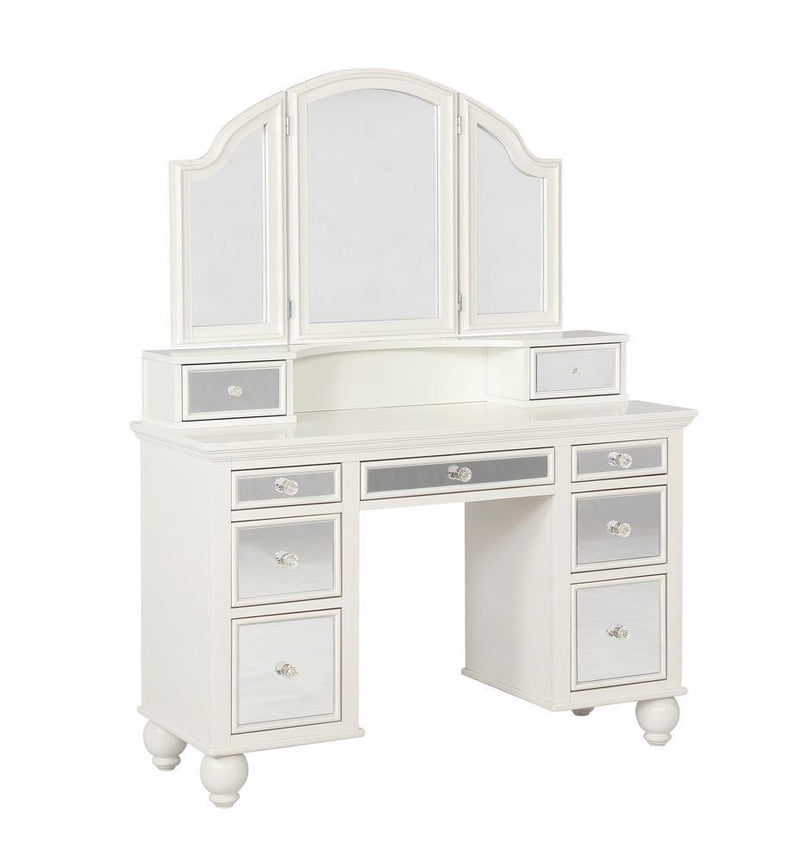 2-piece Vanity Set - White-Washburn's Home Furnishings