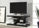 2-shelf Tv Console - Glossy Black-Washburn's Home Furnishings