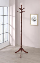 2-tier Coat Rack - Brown-Washburn's Home Furnishings