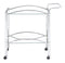 2-tier Serving Cart With Glass Top - Pearl Silver-Washburn's Home Furnishings