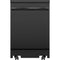 24 in. Black Portable Dishwasher with 12 Place Settings Capacity and 54 dBA-Washburn's Home Furnishings