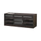 3-drawer Built-in Connect-it Tv Console - Brown-Washburn's Home Furnishings