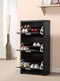 3-drawer Shoe Cabinet - Black-Washburn's Home Furnishings