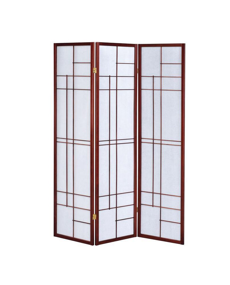 3-panel Floor Screen - White-Washburn's Home Furnishings