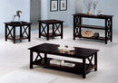 3-piece Occasional Table Set - Black-Washburn's Home Furnishings