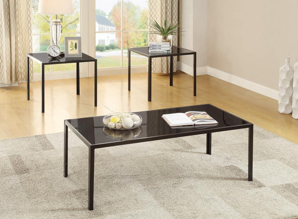 3-piece Table Set - Black-Washburn's Home Furnishings