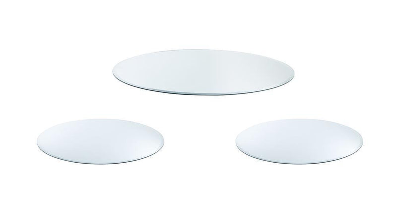 3-piece Table Top Set - White-Washburn's Home Furnishings