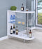 3-tier Bar Table - White And Clear-Washburn's Home Furnishings