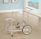 3-tier Serving Cart - Pearl Silver-Washburn's Home Furnishings