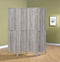 4-panel Folding Screen - Grey Driftwood-Washburn's Home Furnishings