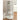 4-shelf Hexagon - Shaped Curio Cabinet - White-Washburn's Home Furnishings