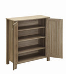 4-shelf Shoe Cabinet - Light Brown-Washburn's Home Furnishings