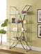 4-tier Bookcase - Pearl Silver-Washburn's Home Furnishings