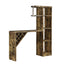 5-shelf Bar Table Storage - Brown-Washburn's Home Furnishings