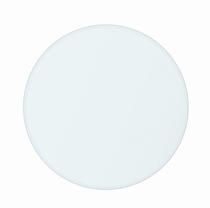 54" Round Glass Table Top - Clear-Washburn's Home Furnishings