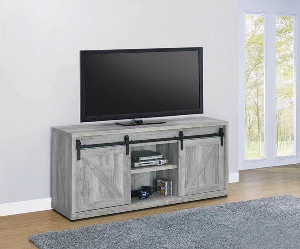 59" Tv Console - Grey Driftwood-Washburn's Home Furnishings