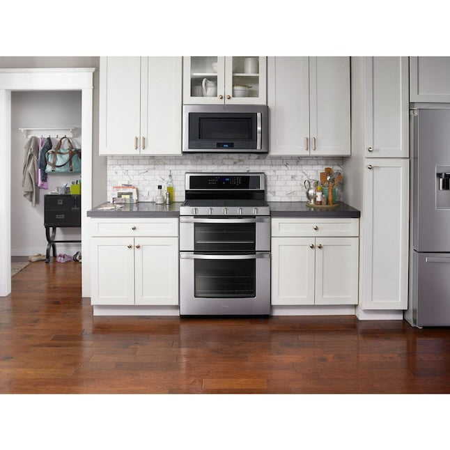 6.0 Cu. Ft. Gas Double Oven Range with EZ-2-Lift™ Hinged Grates-Washburn's Home Furnishings