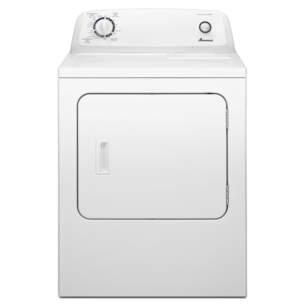 6.5 Cu. Ft. 240-Volt White Electric Vented Dryer-Washburn's Home Furnishings