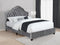 Abbeville Upholstered Bed - Full Bed - Grey-Washburn's Home Furnishings