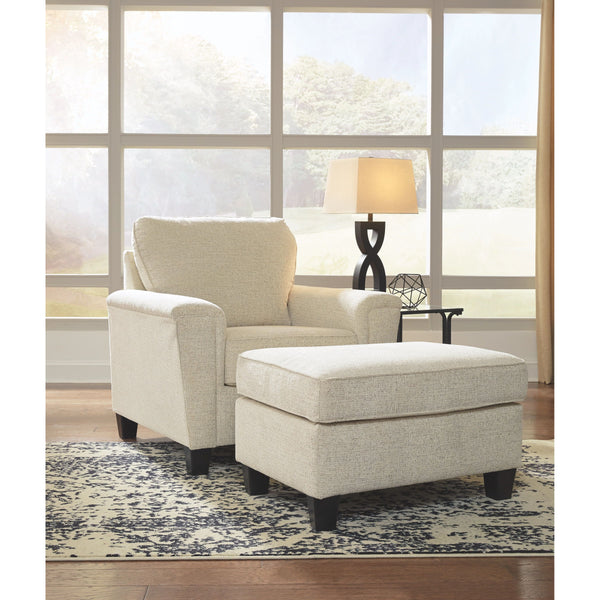 Abinger - Natural - 2 Pc. - Chair With Ottoman-Washburn's Home Furnishings