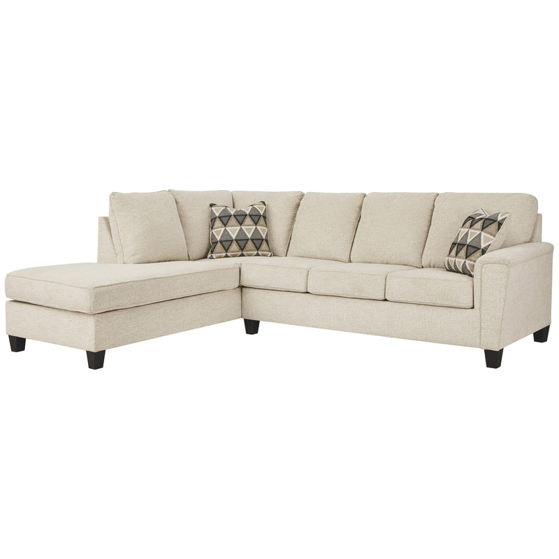 Abinger - Natural - Left Arm Facing Chaise 2 Pc Sectional-Washburn's Home Furnishings