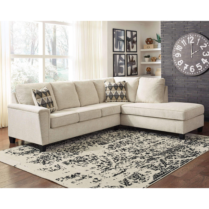 Abinger - Natural - Left Arm Facing Sofa Sleeper 2 Pc Sectional-Washburn's Home Furnishings