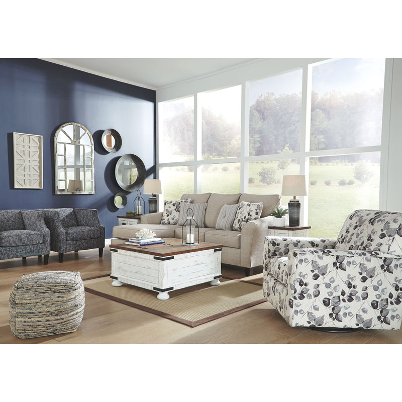 Abney - Platinum - Swivel Accent Chair-Washburn's Home Furnishings