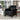 Accent Chair - Black - Faux Leather-Washburn's Home Furnishings