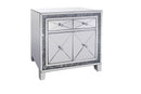 Accent Mirrored Cabinet - Pearl Silver-Washburn's Home Furnishings