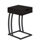 Accent Table C-shape - Cappuccino-Washburn's Home Furnishings