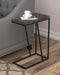 Accent Table C-shape - Rustic Grey-Washburn's Home Furnishings