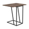 Accent Table C-shape - Rustic Tobacco Herringbone -Washburn's Home Furnishings