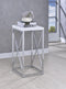 Accent Table With X-cross - White-Washburn's Home Furnishings