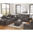 Acieona - Slate - Swivel Rocker Recliner-Washburn's Home Furnishings